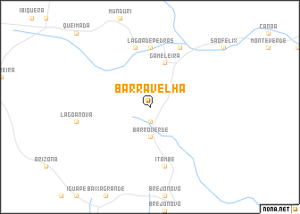 map of Barra Velha