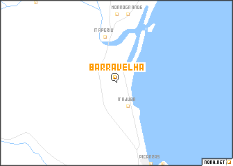 map of Barra Velha