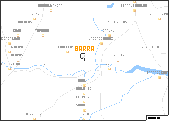 map of Barra