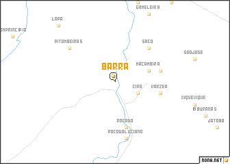 map of Barra