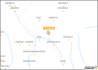 map of Barra