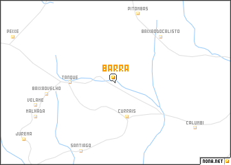 map of Barra
