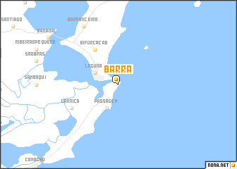 map of Barra