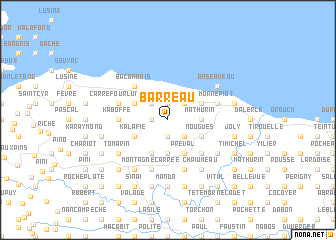 map of Barreau