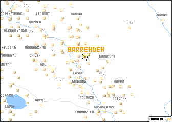 map of Barreh Deh