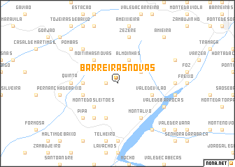 map of Barreiras Novas
