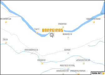 map of Barreiras