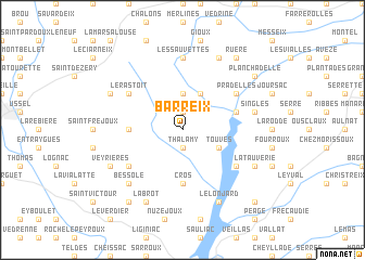 map of Barreix