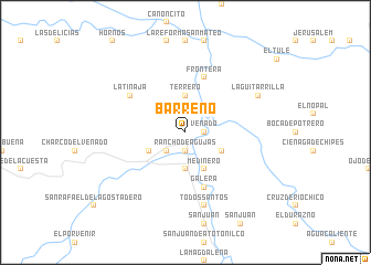 map of Barreño