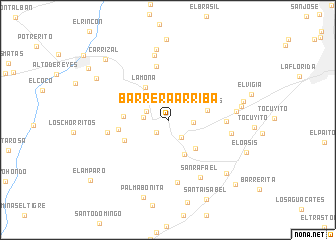 map of Barrera Arriba