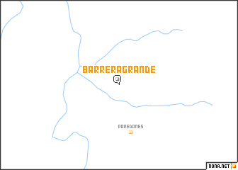 map of Barrera Grande