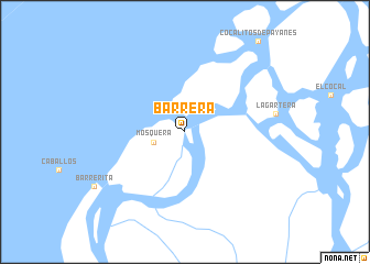 map of Barrera