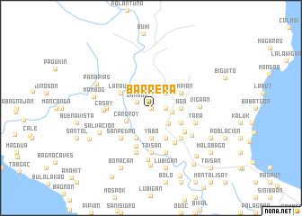 map of Barrera