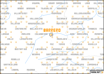 map of Barrero