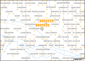 map of Barrero