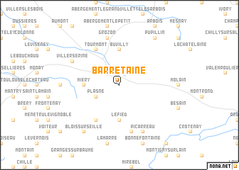 map of Barretaine