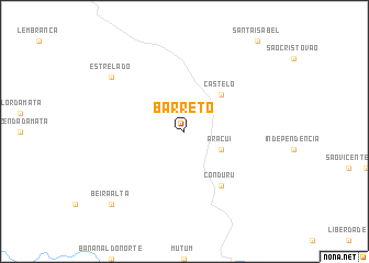map of Barreto