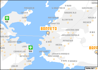 map of Barreto