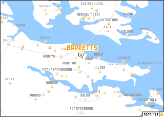 map of Barretts