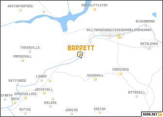 map of Barrett