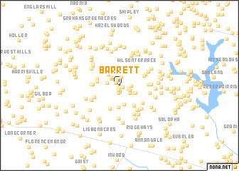 map of Barrett