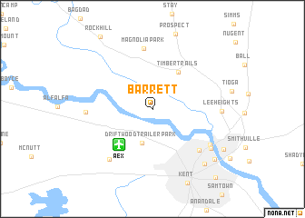map of Barrett