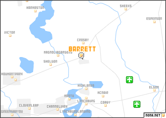 map of Barrett