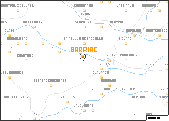 map of Barriac