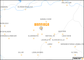 map of Barriaga