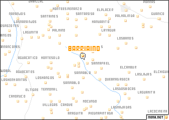 map of Barriaino