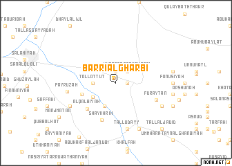 map of Barrī al Gharbī