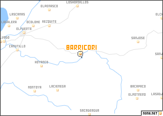 map of Barricori