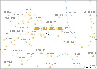 map of Barriendosnioc