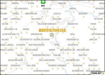 map of Barrien-Heide