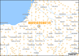 map of Barrière Batin