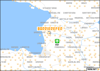 map of Barrière Fer