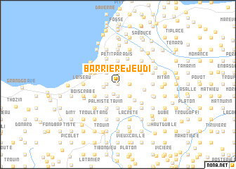 map of Barrière Jeudi