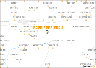 map of Barriere Zienau