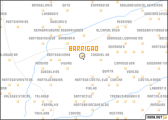 map of Barrigão