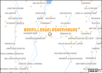 map of Barrillos de las Arrimadas