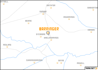 map of Barringer