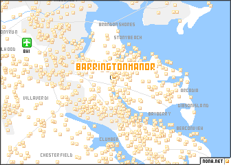 map of Barrington Manor