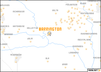 map of Barrington