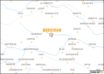 map of Barrinha