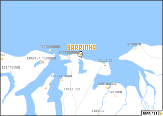 map of Barrinha