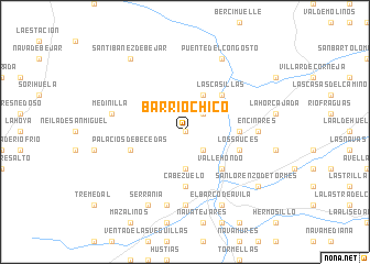 map of Barrio Chico