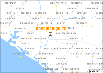 map of Barrio Chiquito