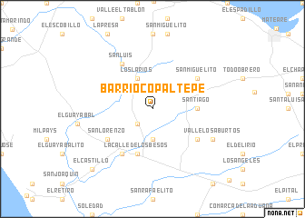 map of Barrio Copaltepe