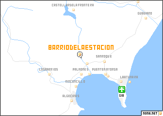 map of Barrio de la Estación