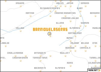 map of Barrio de las Eras